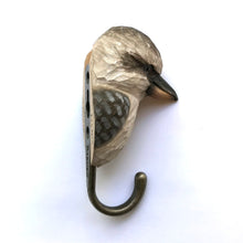Load image into Gallery viewer, Hand Carved Kookaburra Hook