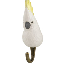 Load image into Gallery viewer, Hand Carved Cockatoo Hook
