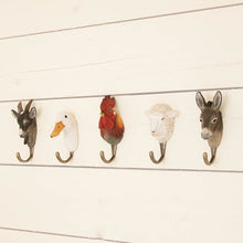 Load image into Gallery viewer, Hand Carved Rooster Hook