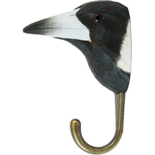 Load image into Gallery viewer, Hand Carved Magpie Hook