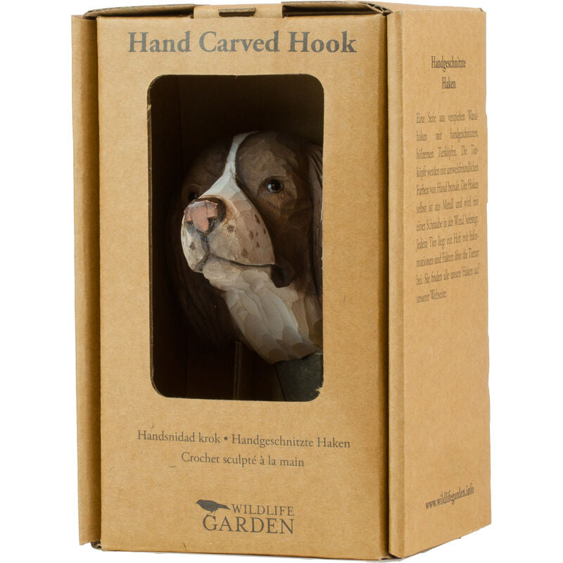 Hand Carved Springer Spaniel Hook – Hall & Wares