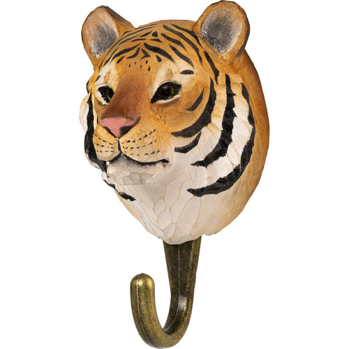 Hand Carved Tiger Hook