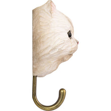 Load image into Gallery viewer, Hand Carved Persian Cat Hook