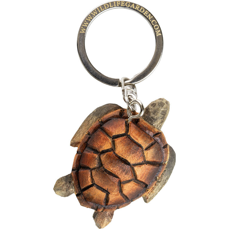 Hand Carved Sea Turtle Keyring