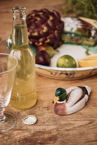 Hand Carved Bottle Opener Mallard Duck