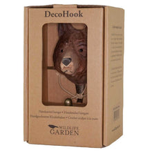 Load image into Gallery viewer, Hand Carved Brown Bear Hook