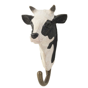Hand Carved Cow Hook
