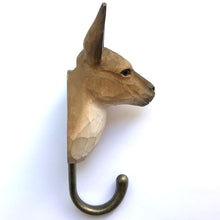 Load image into Gallery viewer, Hand Carved Kangaroo Hook