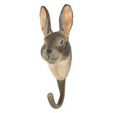 Load image into Gallery viewer, Hand Carved Mountain Hare Hook