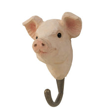 Load image into Gallery viewer, Hand Carved Pig Hook