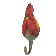 Load image into Gallery viewer, Hand Carved Rooster Hook
