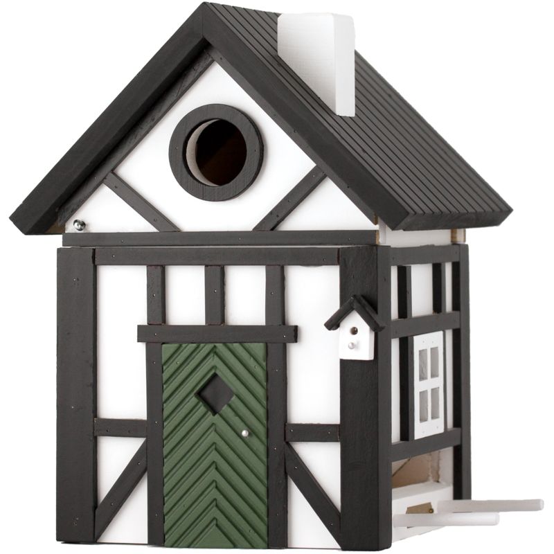 Multiholk - Half Timber Cottage Bird Feeder Bird House