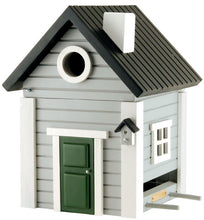 Load image into Gallery viewer, Multiholk - Grey Cottage Bird Feeder Bird House