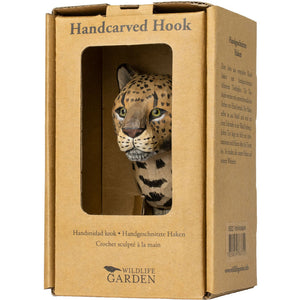 Hand Carved Leopard Hook