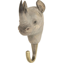 Load image into Gallery viewer, Hand Carved Rhino Hook