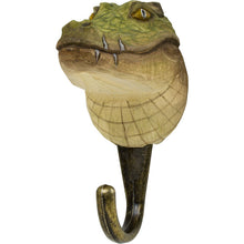 Load image into Gallery viewer, Hand Carved Crocodile Hook