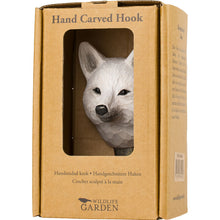 Load image into Gallery viewer, Hand Carved Arctic Fox Hook