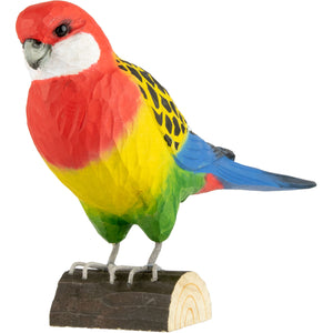 Hand Carved DecoBird Eastern Rosella