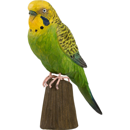 Hand Carved DecoBird Budgerigar