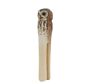 Hand Carved Owl Peg