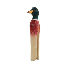 Load image into Gallery viewer, Hand Carved Duck Peg