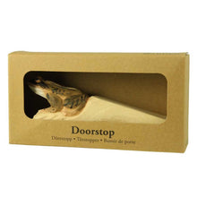 Load image into Gallery viewer, Hand Carved Moor Frog Doorstop