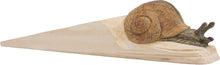 Load image into Gallery viewer, Hand Carved Roman Snail Doorstop