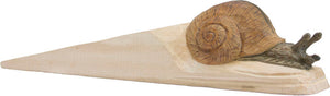 Hand Carved Roman Snail Doorstop