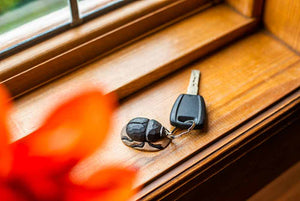 Hand Carved Beetle Keyring