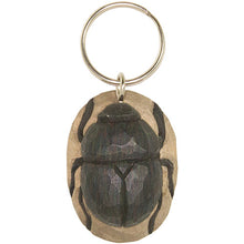 Load image into Gallery viewer, Hand Carved Beetle Keyring
