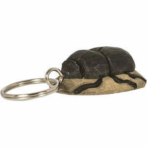 Hand Carved Beetle Keyring