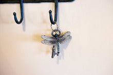 Load image into Gallery viewer, Hand Carved Dragonfly Keyring